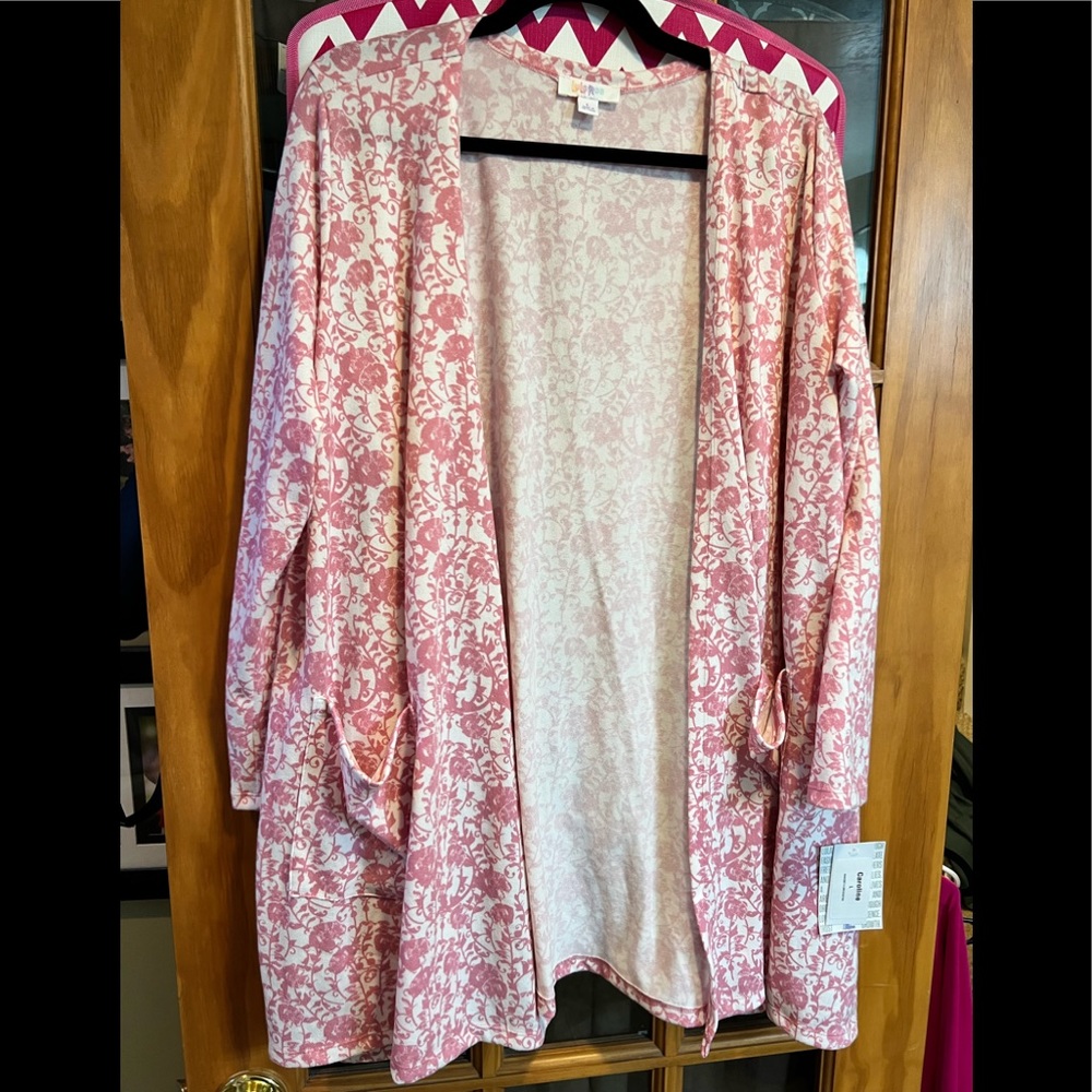 LuLaRoe Carolina cardigan size Large